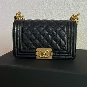 Chanel Le Boy Bag - Black Caviar